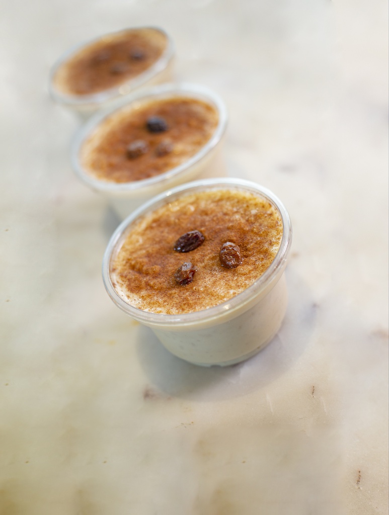 Arroz con leche vaso